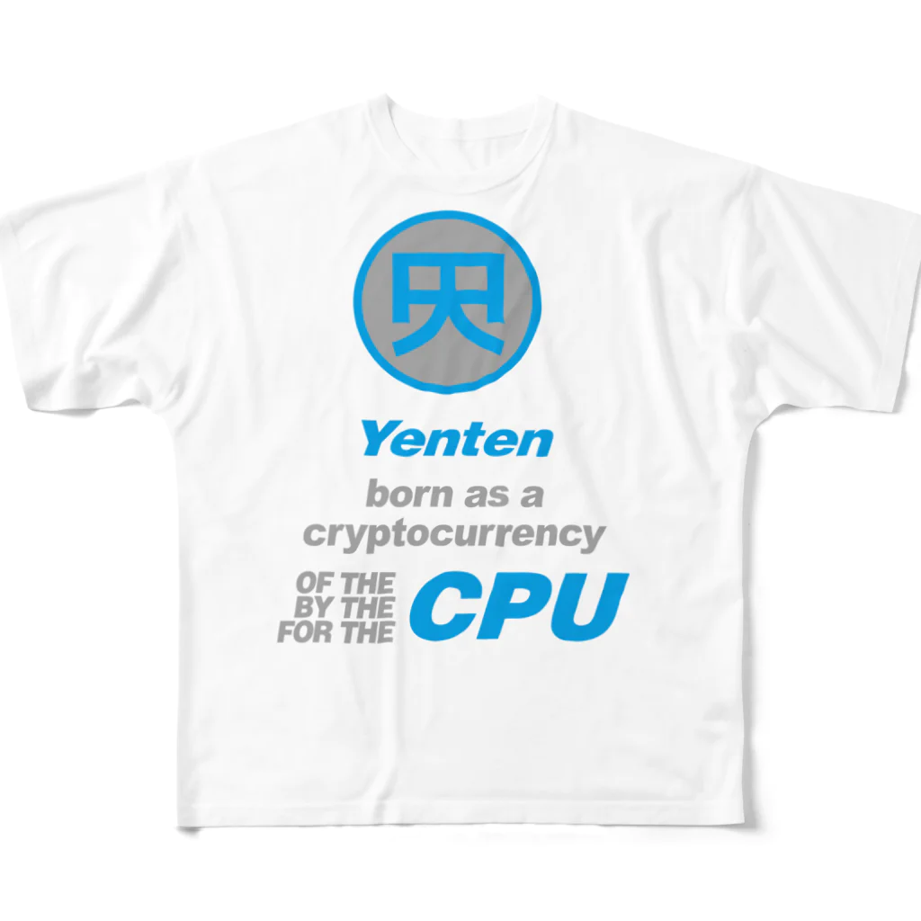 krtのYenten フルグラフィックTシャツ