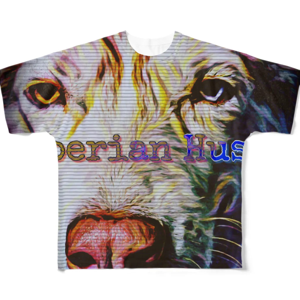 Husky'S Herb Gardenのバイアイ ハスキー All-Over Print T-Shirt