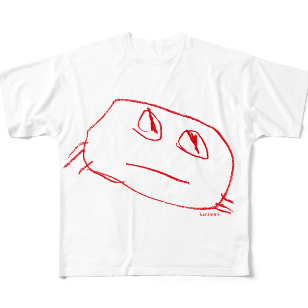 Chi-kunのカニまん All-Over Print T-Shirt