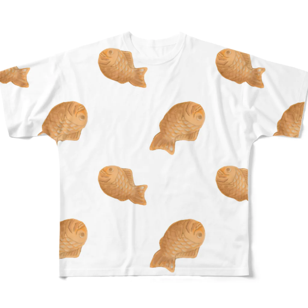 kitayamaの色々なたい焼き フルグラフィックTシャツ