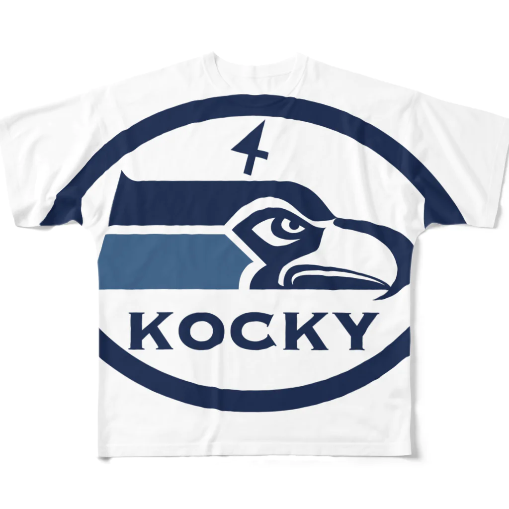 原田専門家のパ紋No.3227 kocky All-Over Print T-Shirt