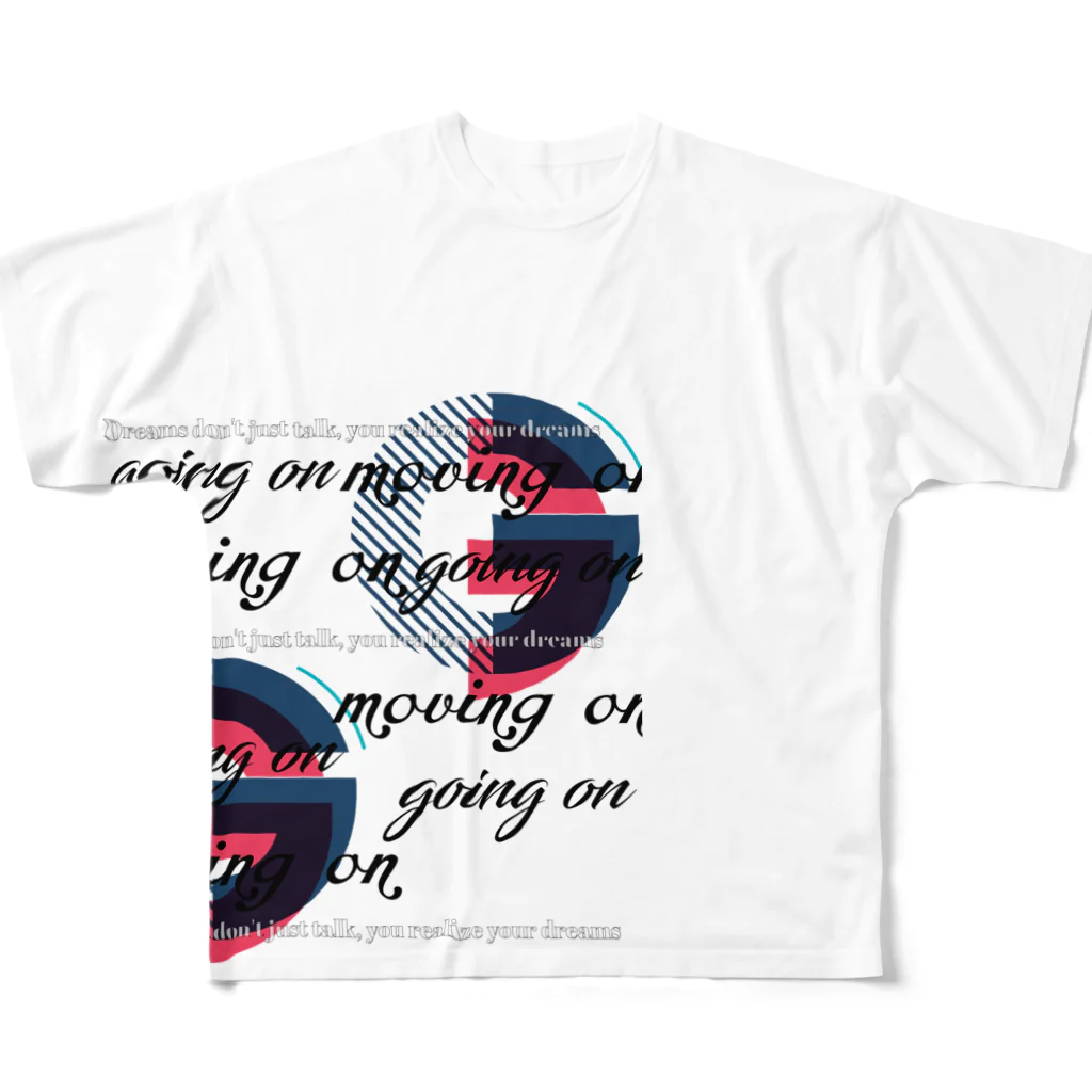 gm shopのGOフルグラフィックTシャツ All-Over Print T-Shirt