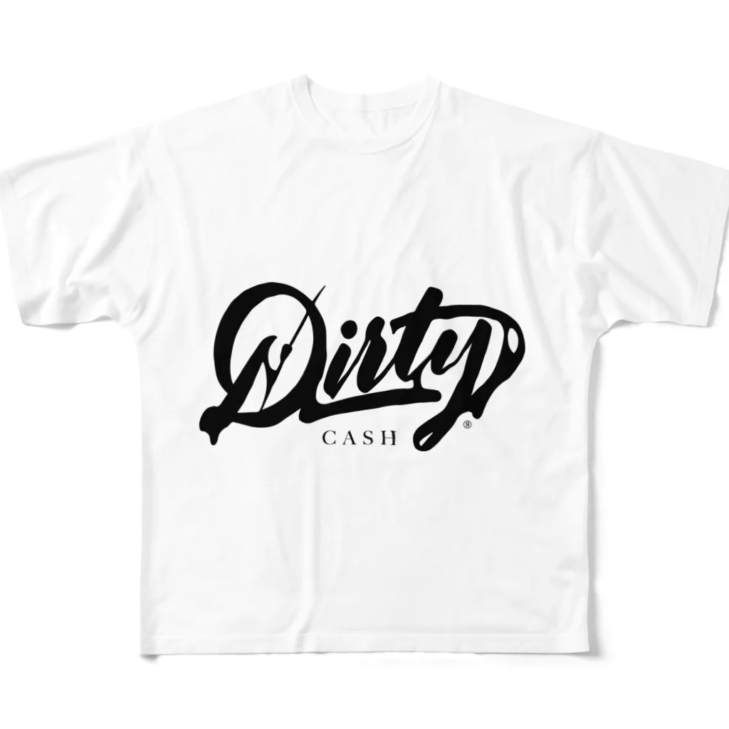 eXchangers_ANNEXのDirty Cash フルグラフィックTシャツ