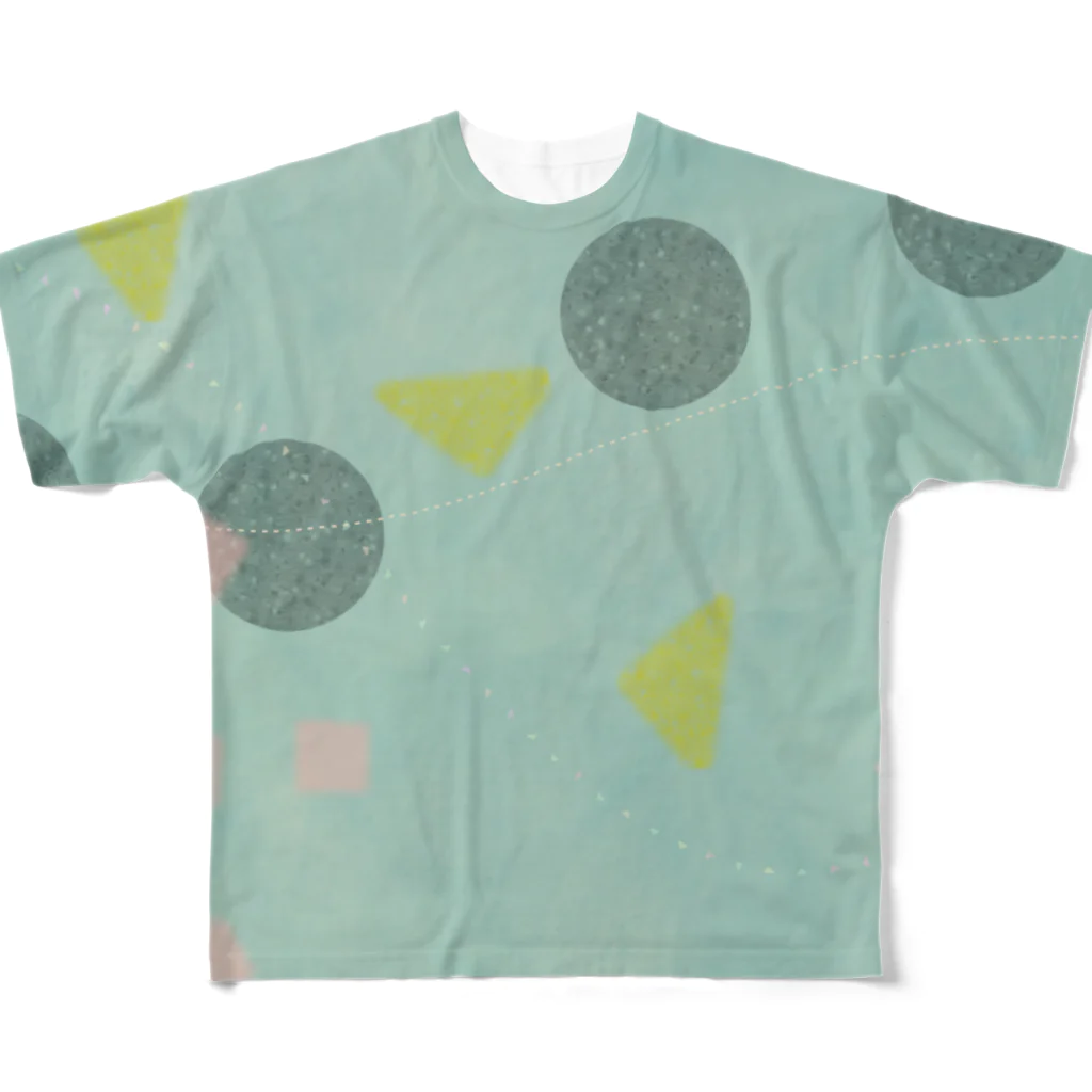 くにこ横丁のおさんぽ All-Over Print T-Shirt