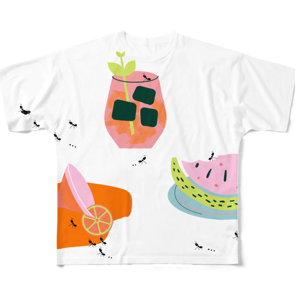 まゆぽんのari All-Over Print T-Shirt