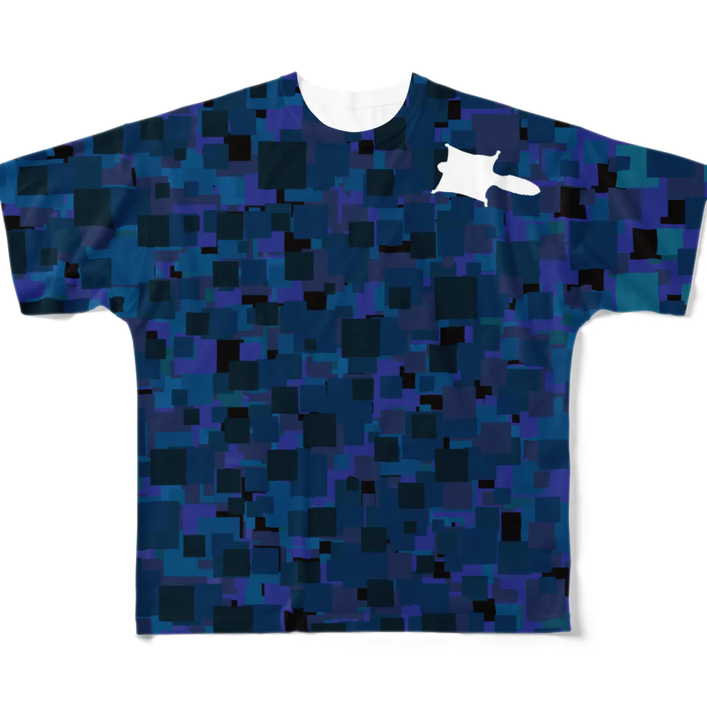 cuuyabowのムササビ フルグラフィックTシャツ