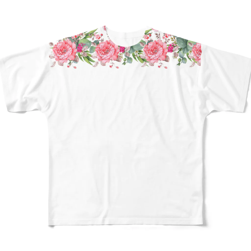 Blu-elのFLOWERTシャツ① フルグラフィックTシャツ