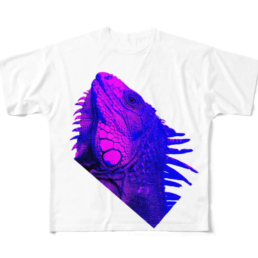 SSyniumのIgnition iguana All-Over Print T-Shirt