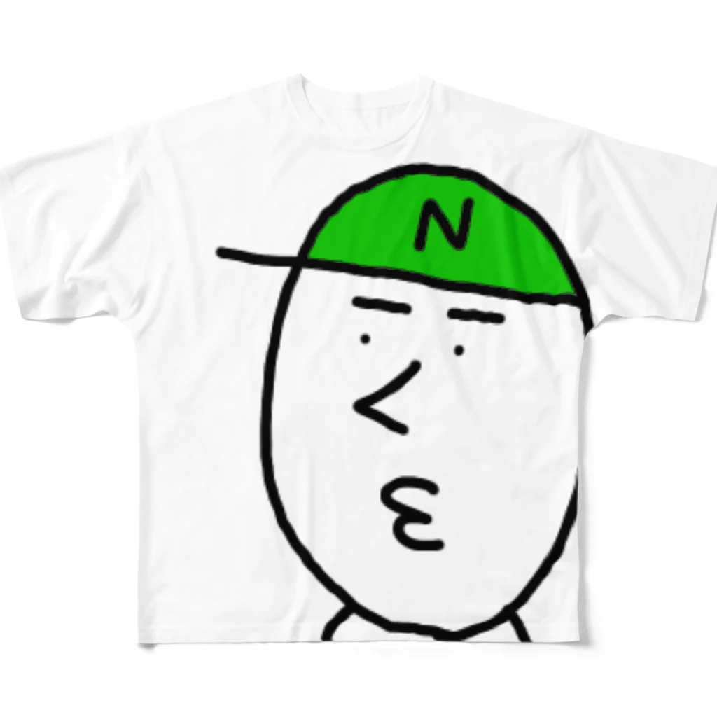 noppopのGAN_MEN_T フルグラフィックTシャツ