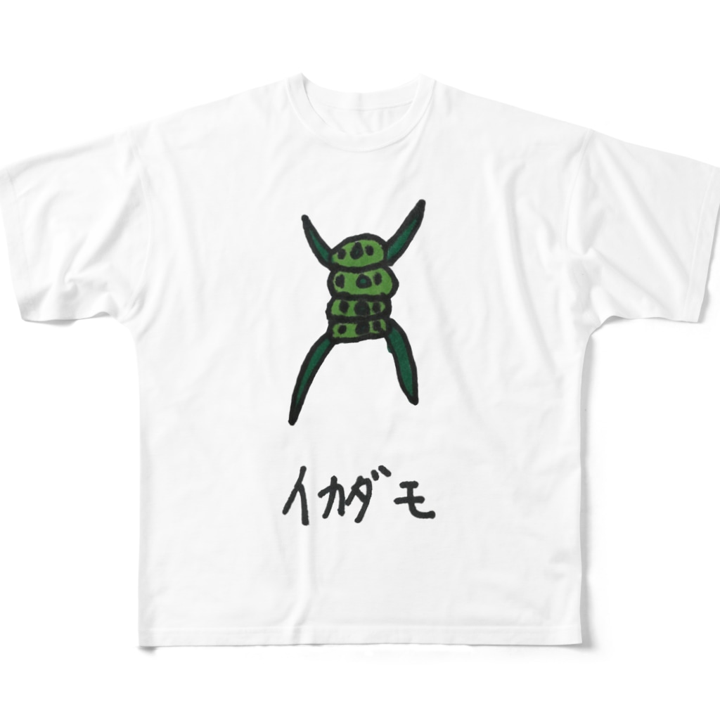 イカダモ All Over Print T Shirt By 六三八デザイン室 638design Suzuri