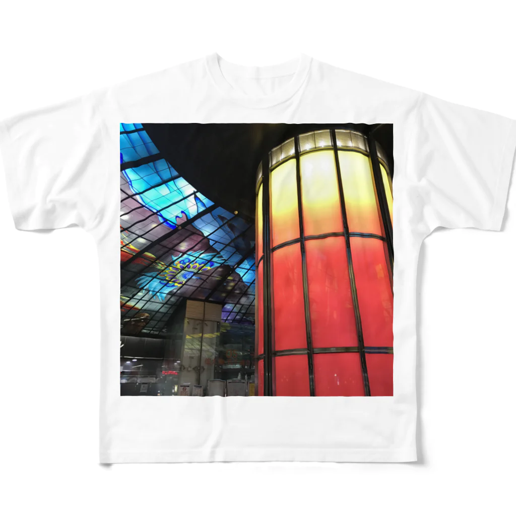 JianJianの台湾 駅 フルグラフィックTシャツ