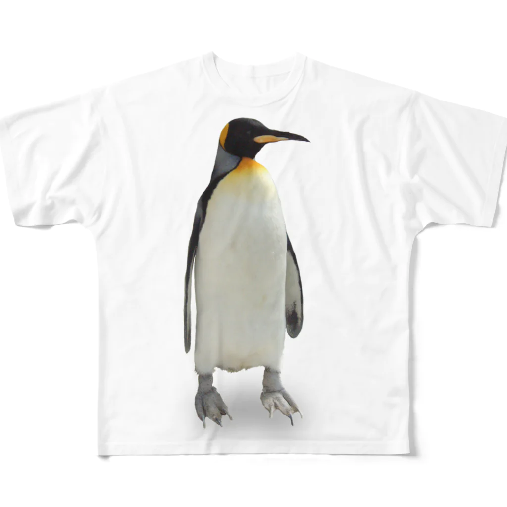 下田村のキングペンギン フルグラフィックTシャツ