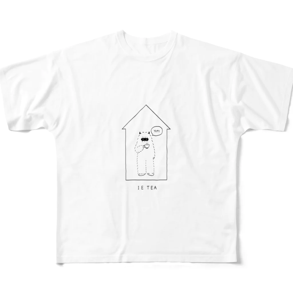 ばらばらのイエティ（大） All-Over Print T-Shirt