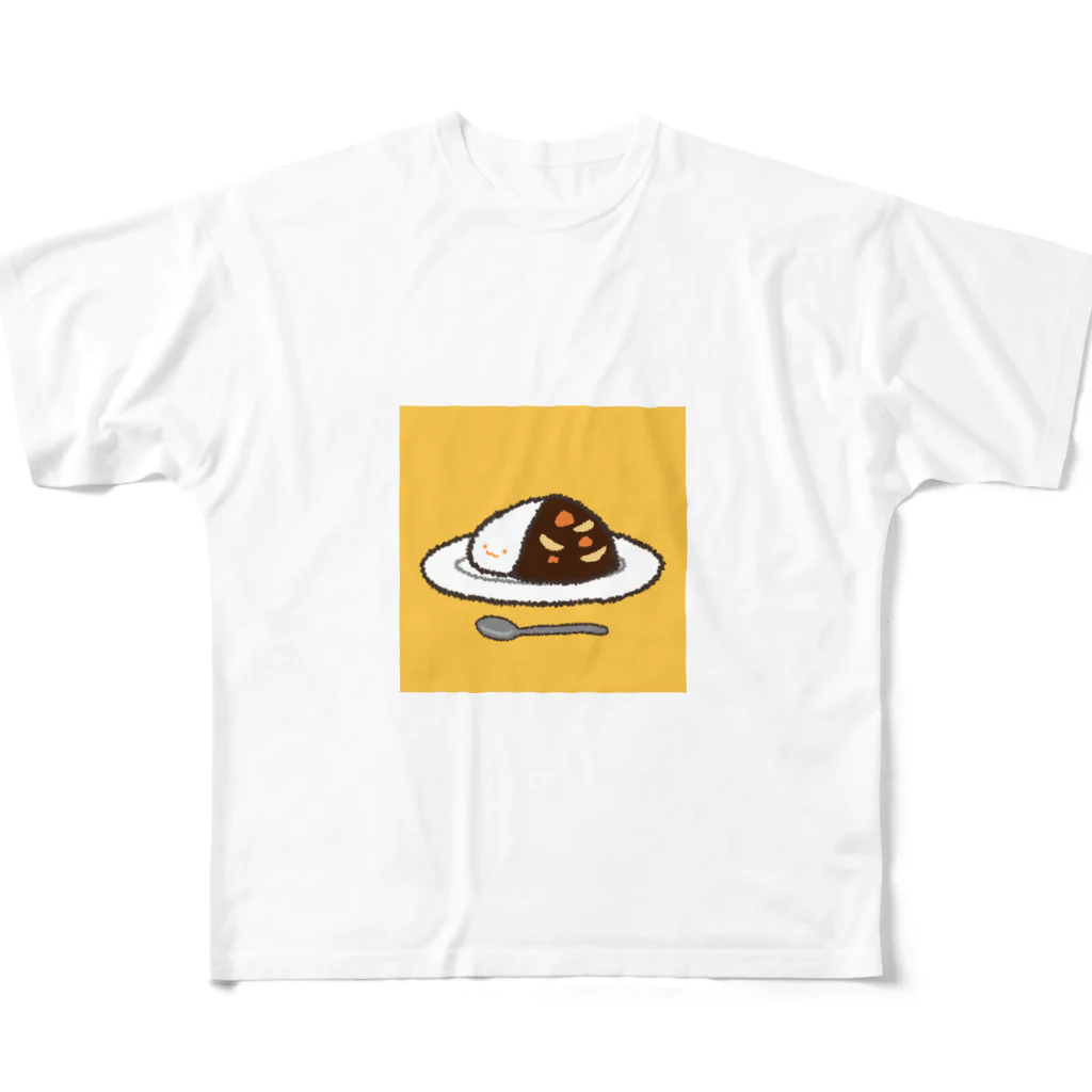 はるおのみせのおおもりカレーライス フルグラフィックTシャツ