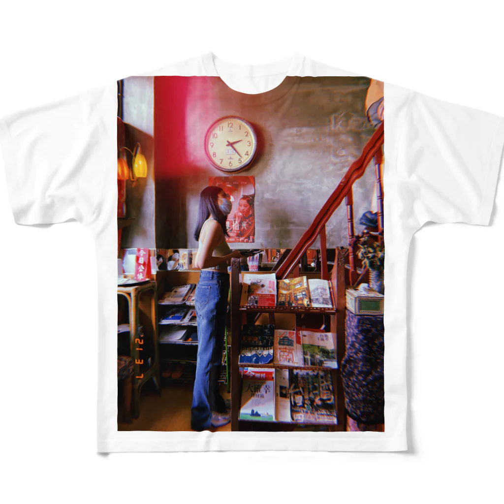 konishinの台湾の台南　秘氏咖啡 フルグラフィックTシャツ
