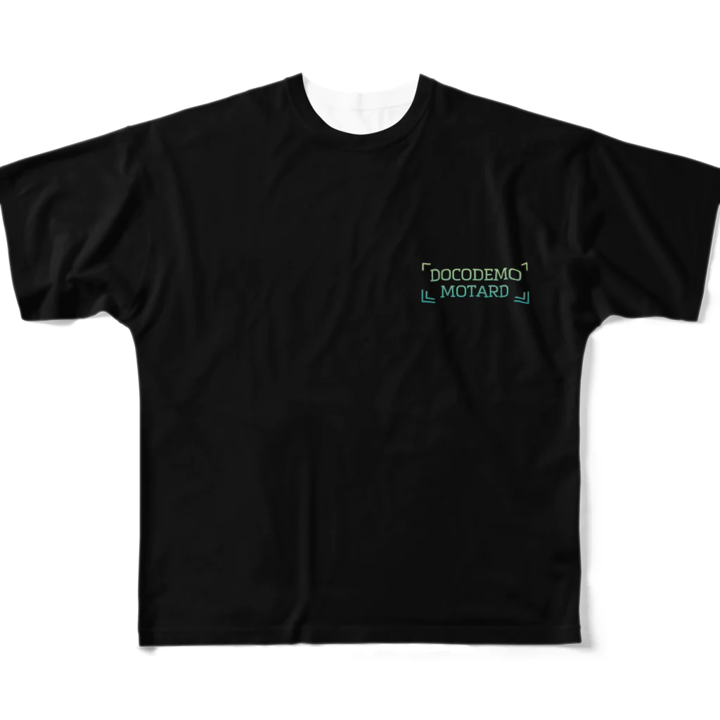 ドコデモモタード*DOCOMOTAのDOCOMOTA BIG LOGO POSER  フルグラフィックTシャツ