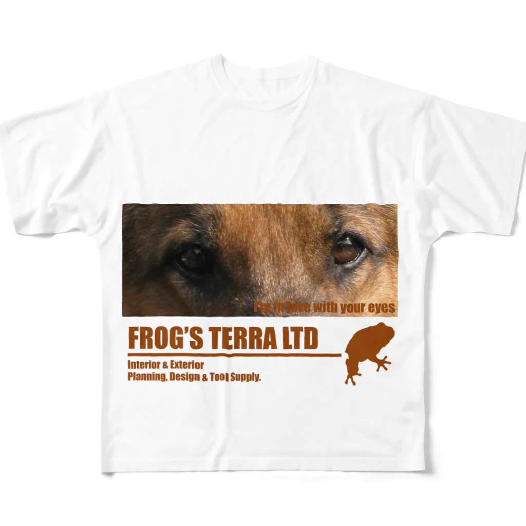 FROG'S TERRA LTDのヘッジス　テラコッタ フルグラフィックTシャツ