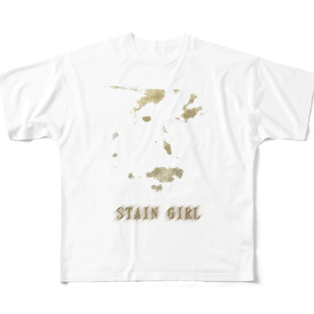 kuwanodonのSTAIN GIRL フルグラフィックTシャツ