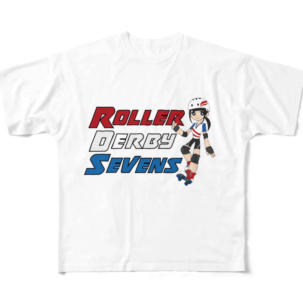 Roller Derby SevensのRoller Derby Sevens All-Over Print T-Shirt