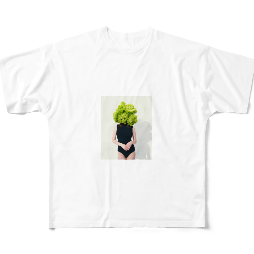 trickNFTartの土桔梗(Eustoma) フルグラフィックTシャツ