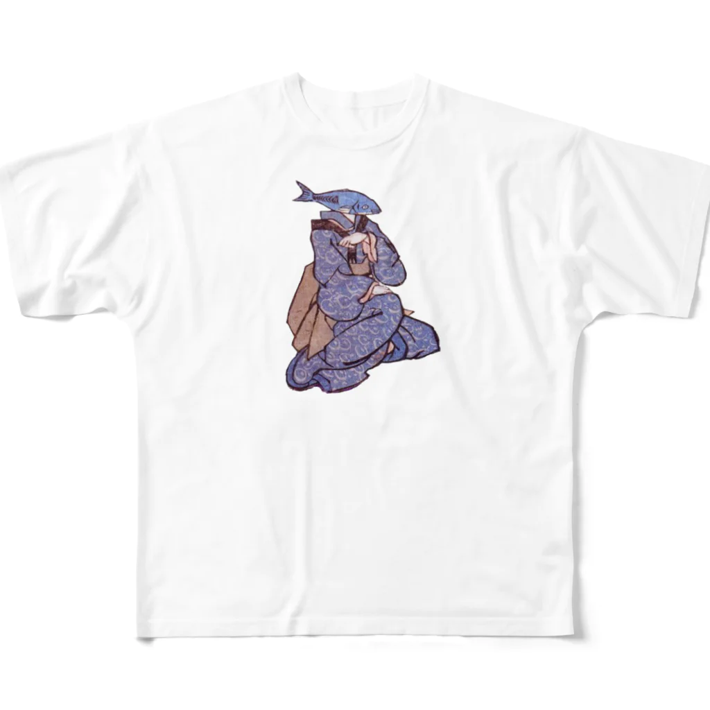 ママチャリのお魚2 All-Over Print T-Shirt