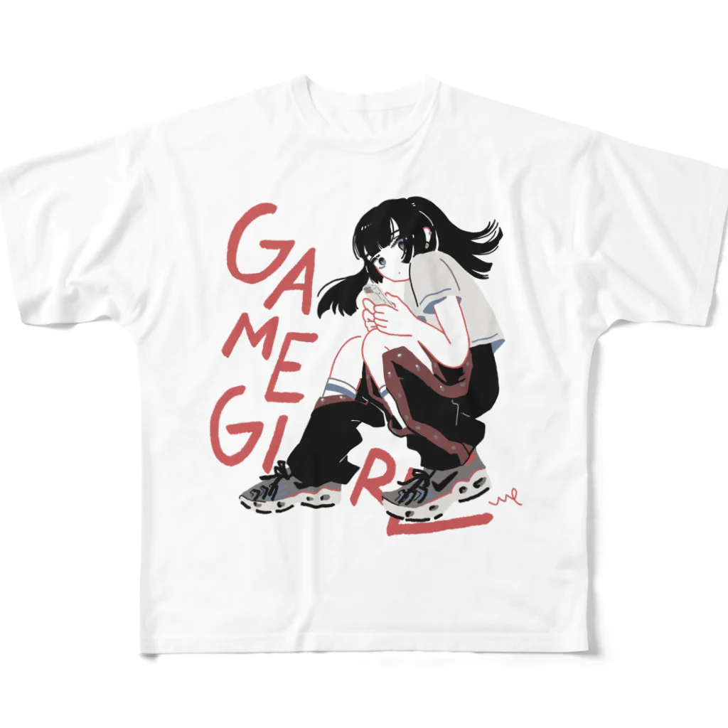 偽装出社のGAME GIRL All-Over Print T-Shirt