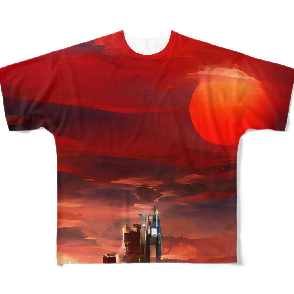 Eye2EyeのRed Night All-Over Print T-Shirt