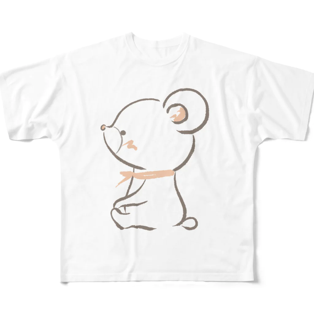 RinMのBaby Bear Lapis All-Over Print T-Shirt