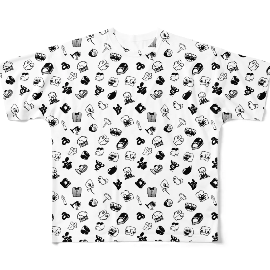 飽和のパタパタ All-Over Print T-Shirt