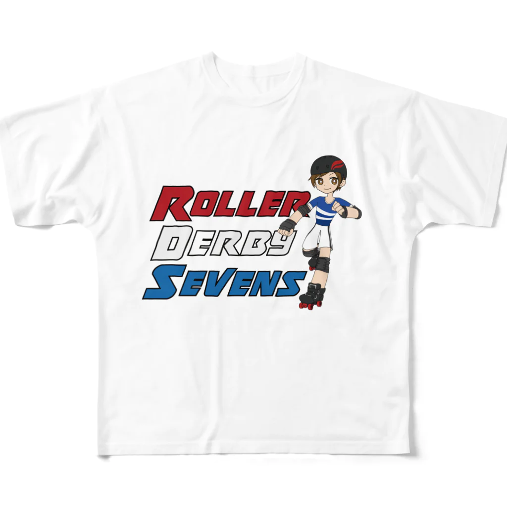 Roller Derby SevensのRoller Derby Sevens (Nanasuke) フルグラフィックTシャツ