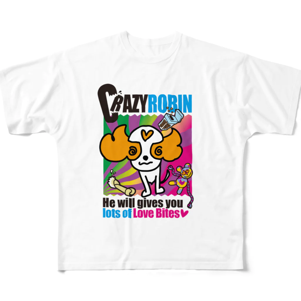 パンキーくんのクレイジーロビン All-Over Print T-Shirt