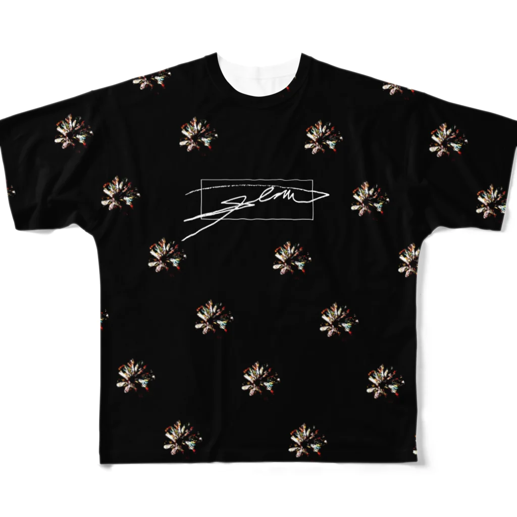 Seita  SuzukiのSnow flake フルグラフィックTシャツ