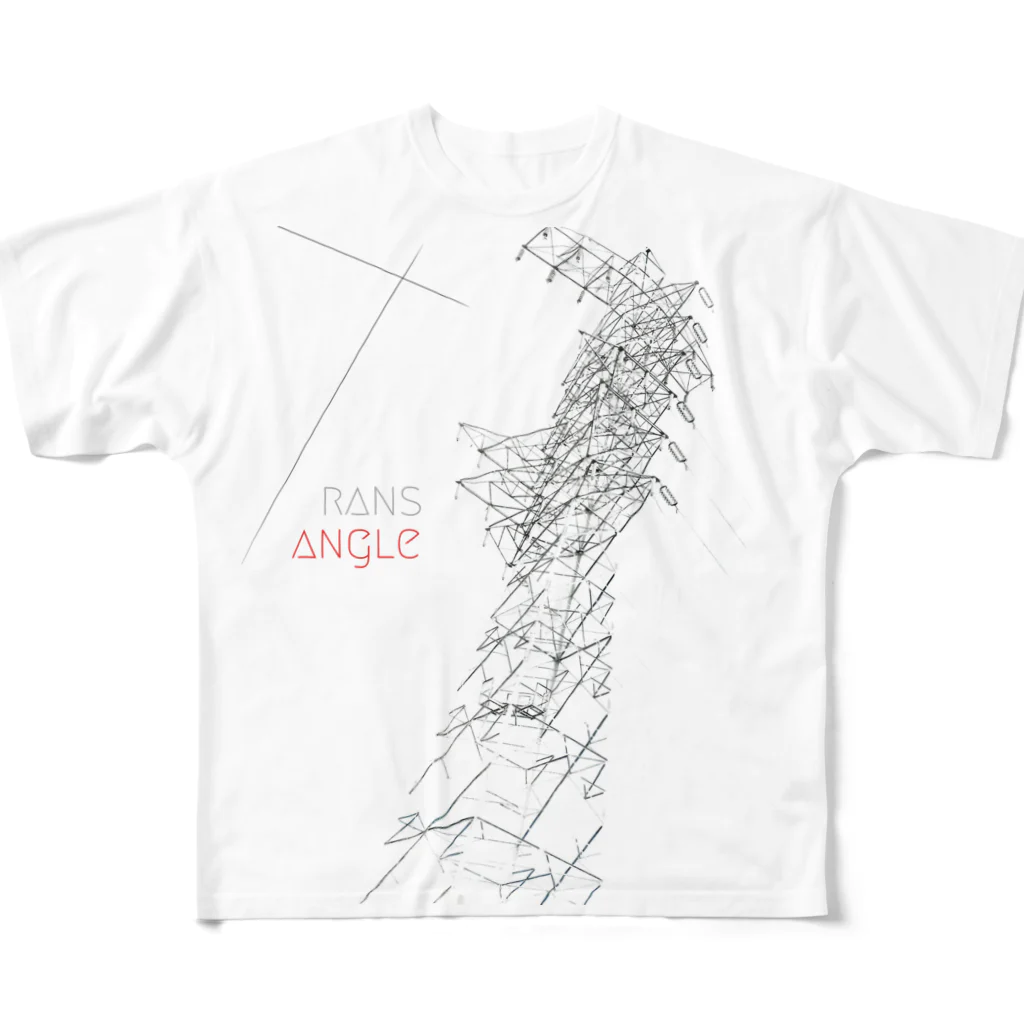 ダムダムのTRANS ANGLE All-Over Print T-Shirt