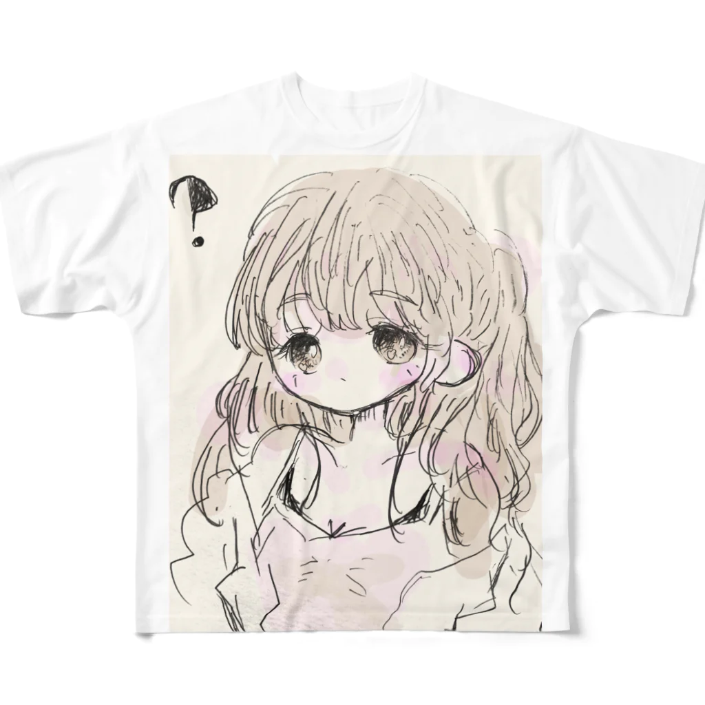 りりしいりりいのふわふわがーる フルグラフィックTシャツ