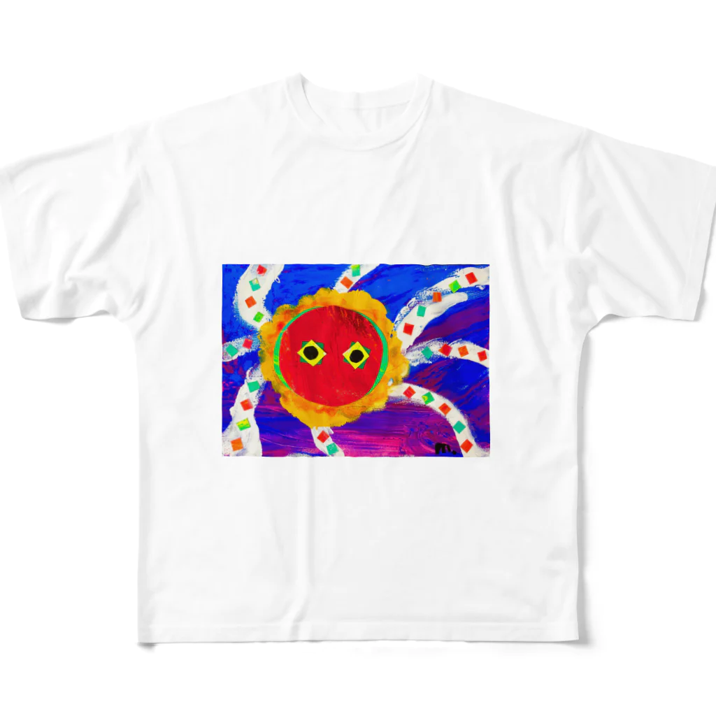 MAYUMAROの太陽の All-Over Print T-Shirt