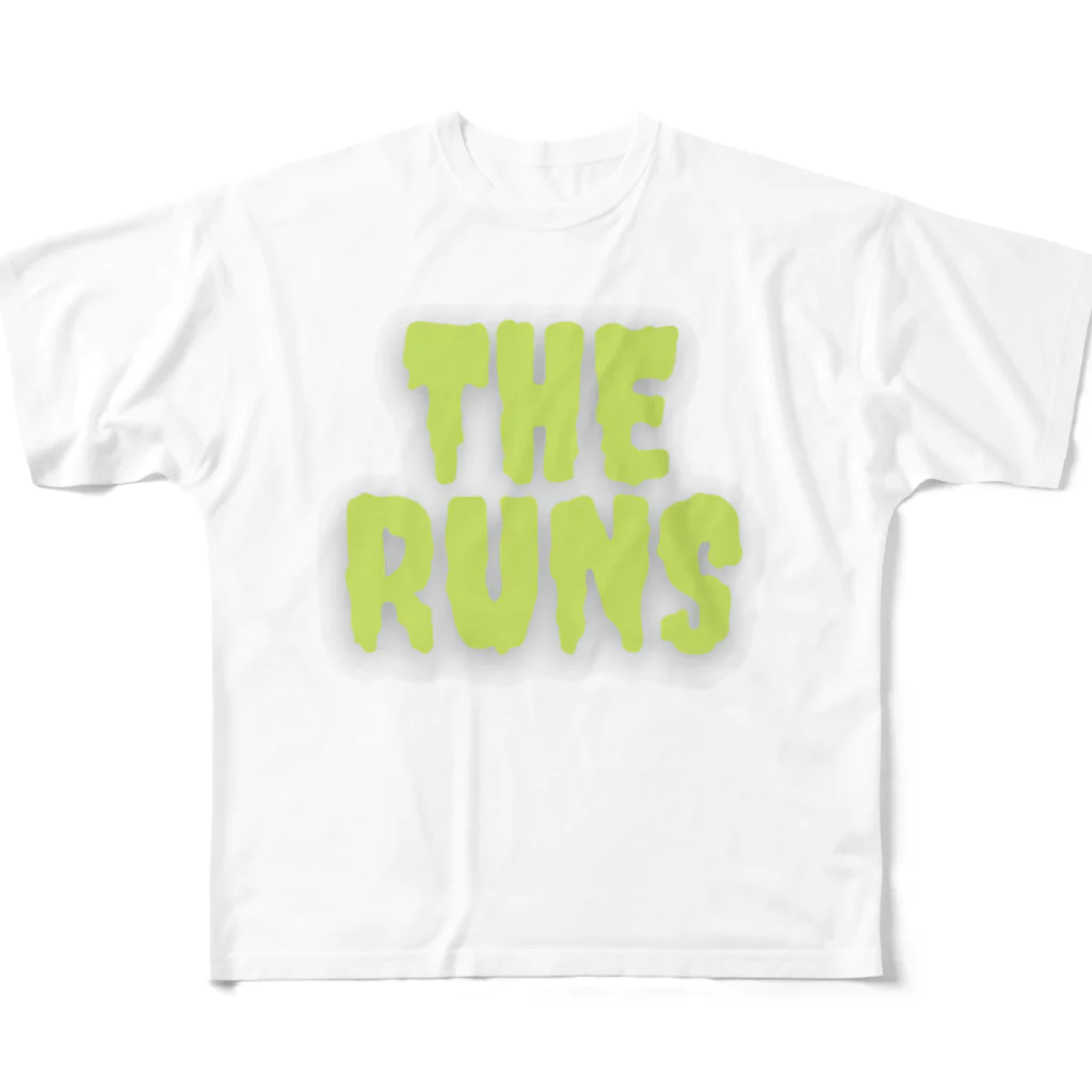 MiRockのTHE RUNS フルグラフィックTシャツ