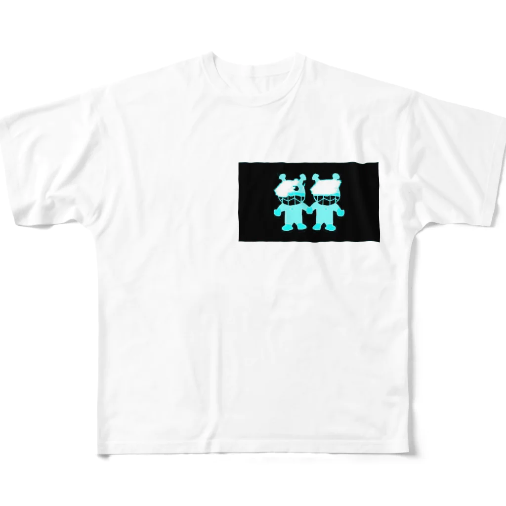 scullの極悪人 All-Over Print T-Shirt