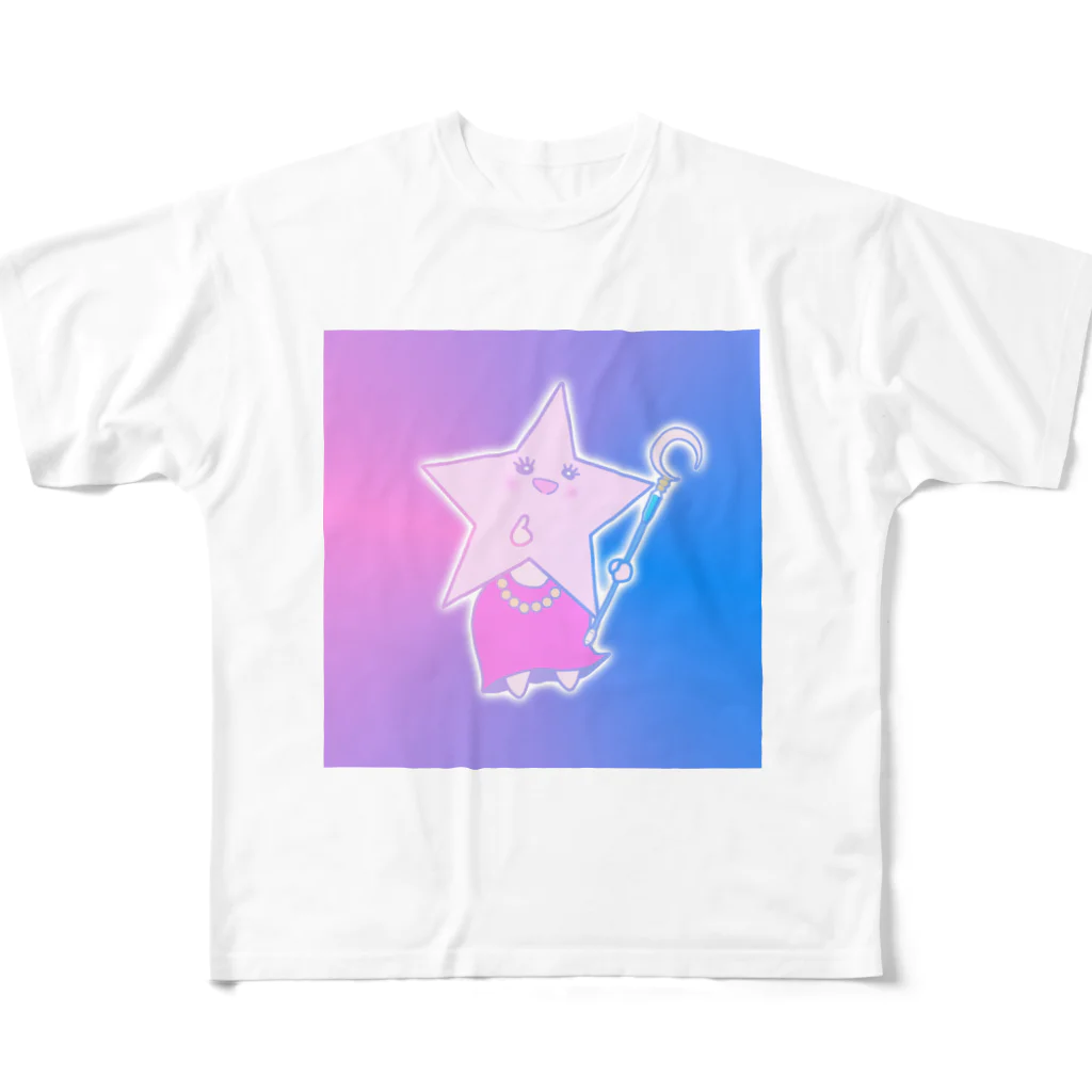 さきまるらんどの星しゃん⭐︎ フルグラフィックTシャツ