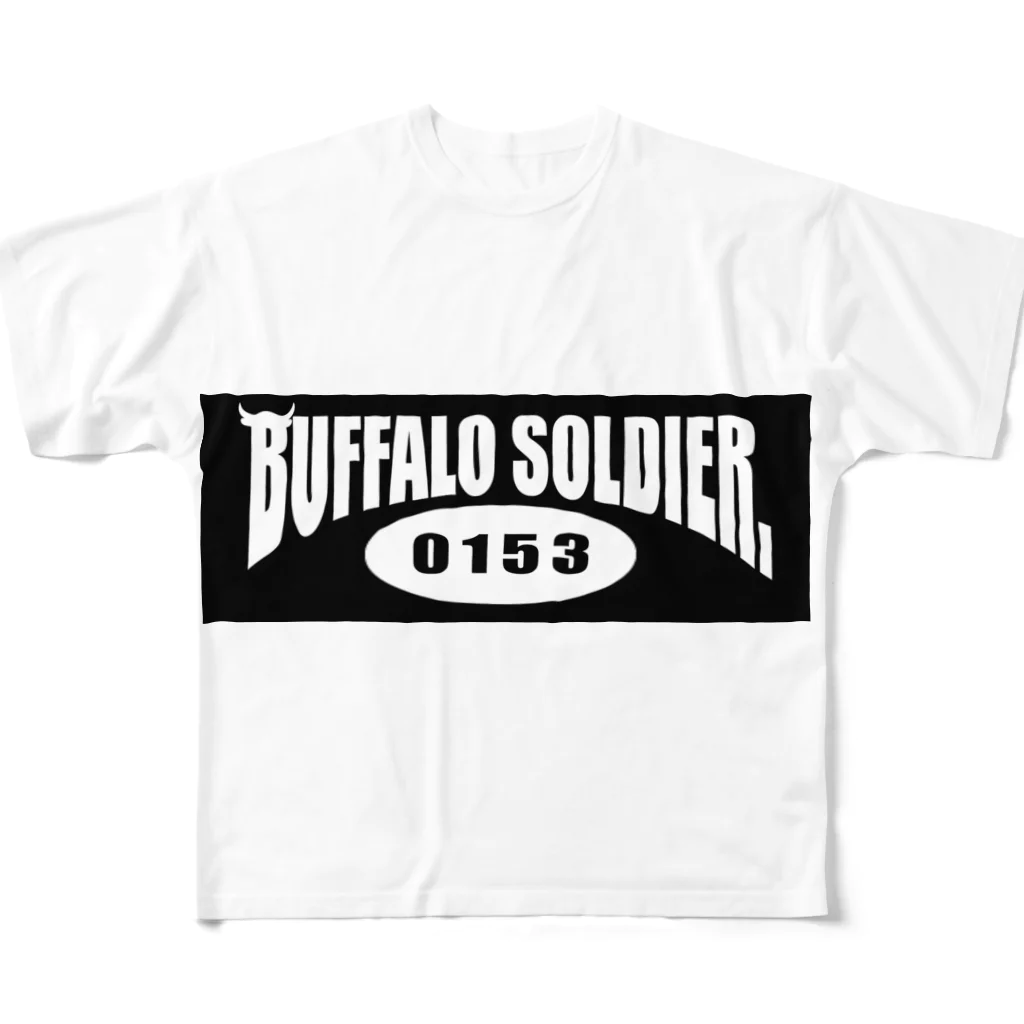 BUFFALO SOLDIER のBUFFALO SOLDIER 0153 BOX フルグラフィックTシャツ