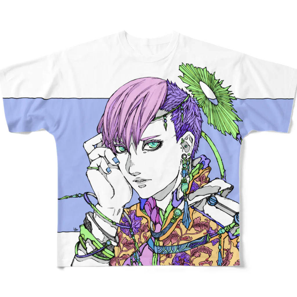 SHINN.U ONLINEのMIRU All-Over Print T-Shirt