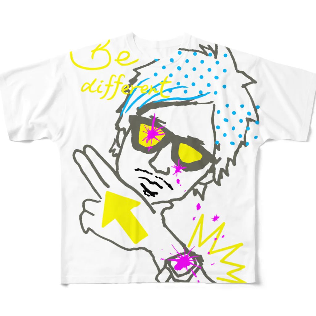 イケイケart teacherのイケイケ All-Over Print T-Shirt