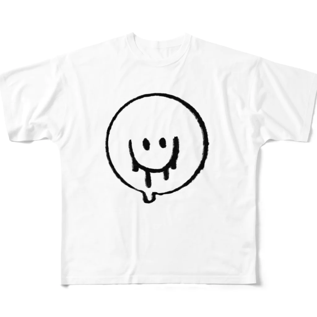 青林倉庫のとろりんスマイルくん All-Over Print T-Shirt