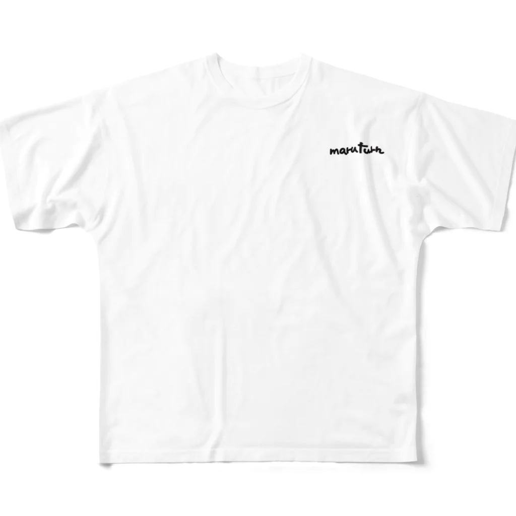 maruturn     -遊び心を日常に-のMARUTARINEKO_01 All-Over Print T-Shirt