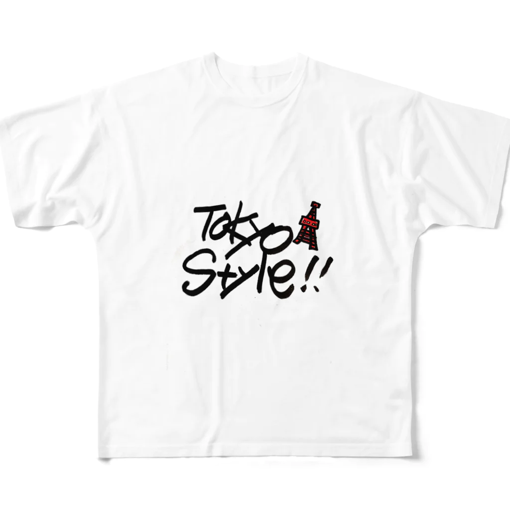 kenuncoのTokyo All-Over Print T-Shirt
