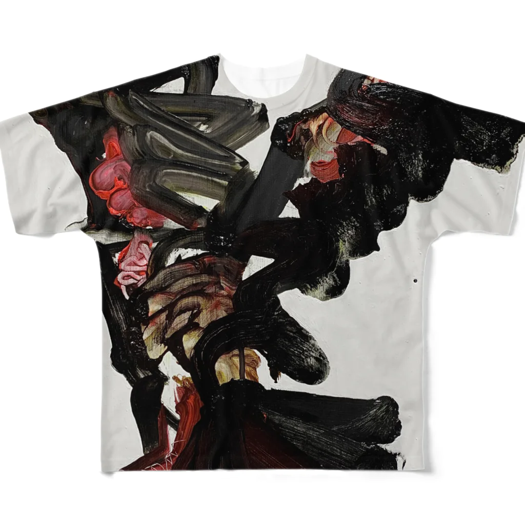 木原千春/KIHACHIHAのCROW All-Over Print T-Shirt