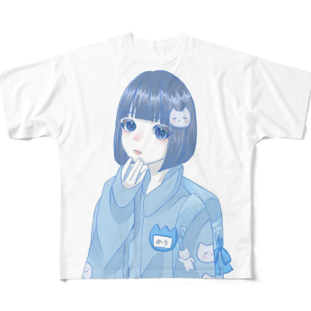 微炭酸のめうちゃん フルグラフィックTシャツ