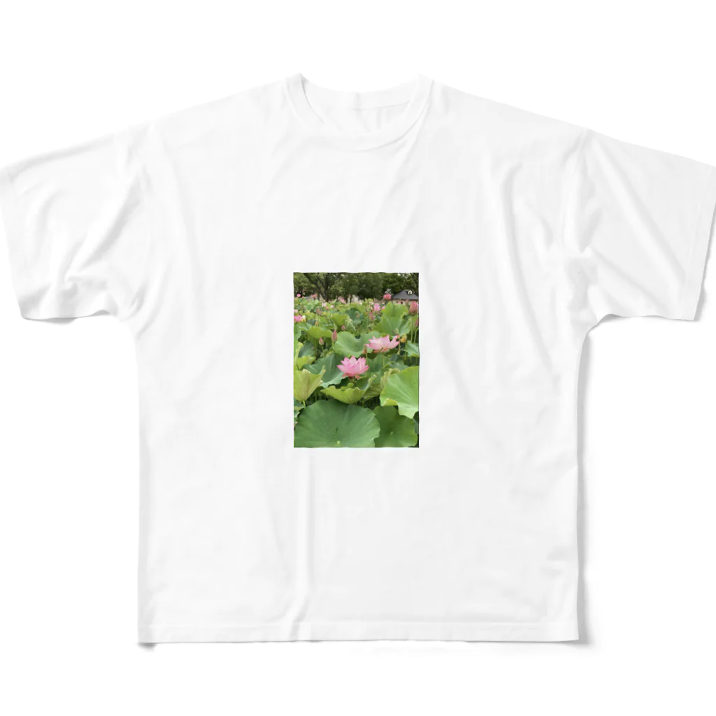 ぴー様と髭男の蓮の花です All-Over Print T-Shirt