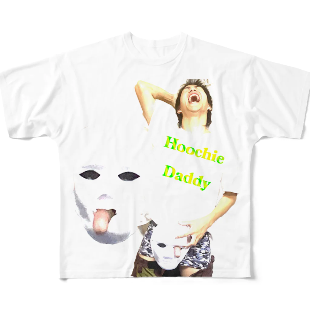 Tdk-voidのHoochie Daddy 菊地Tシャツ All-Over Print T-Shirt