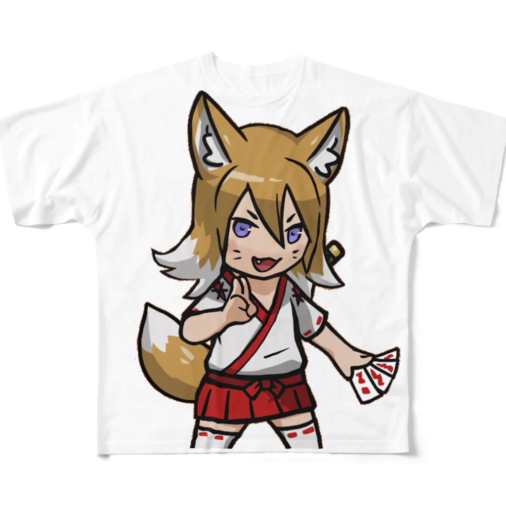 CHIKUSHOのCryptoNinja Tシャツ フルグラフィックTシャツ