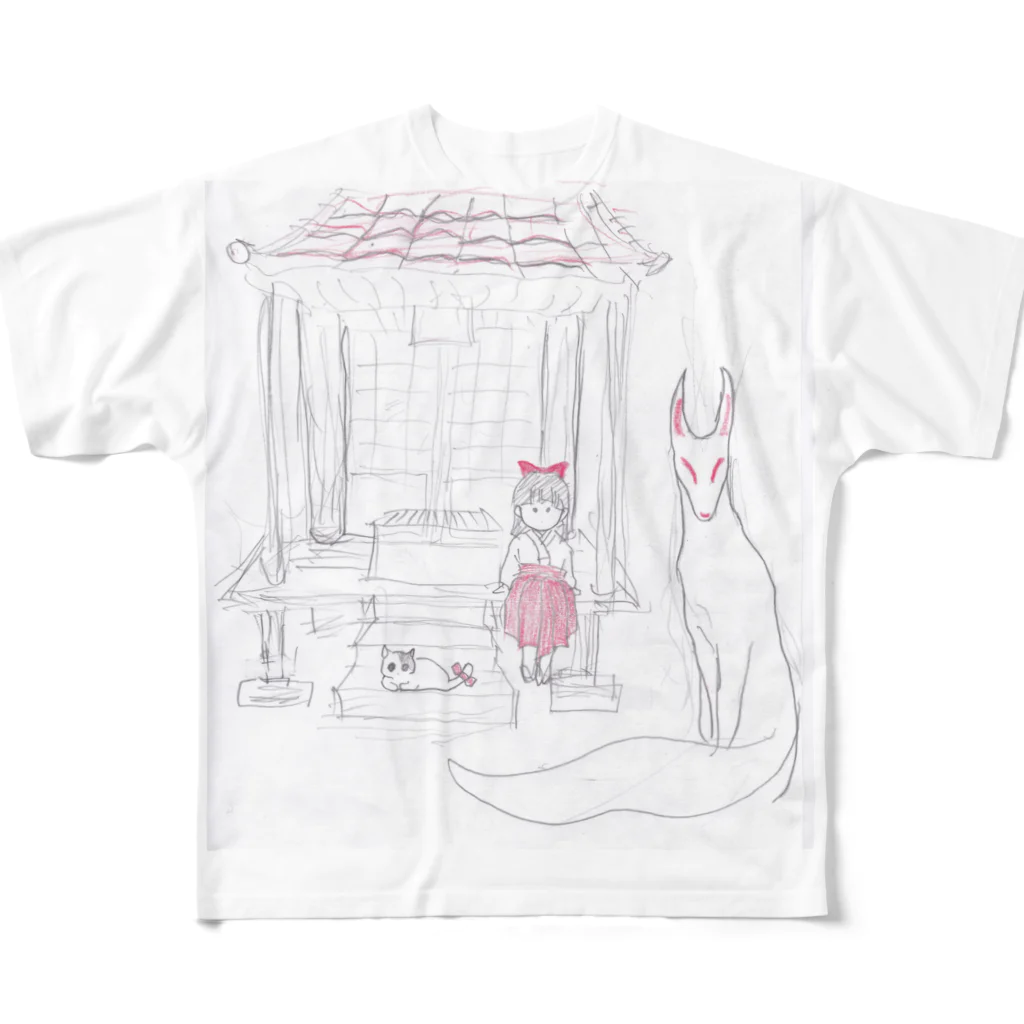 海洋生物KAWAIIのおともだち All-Over Print T-Shirt